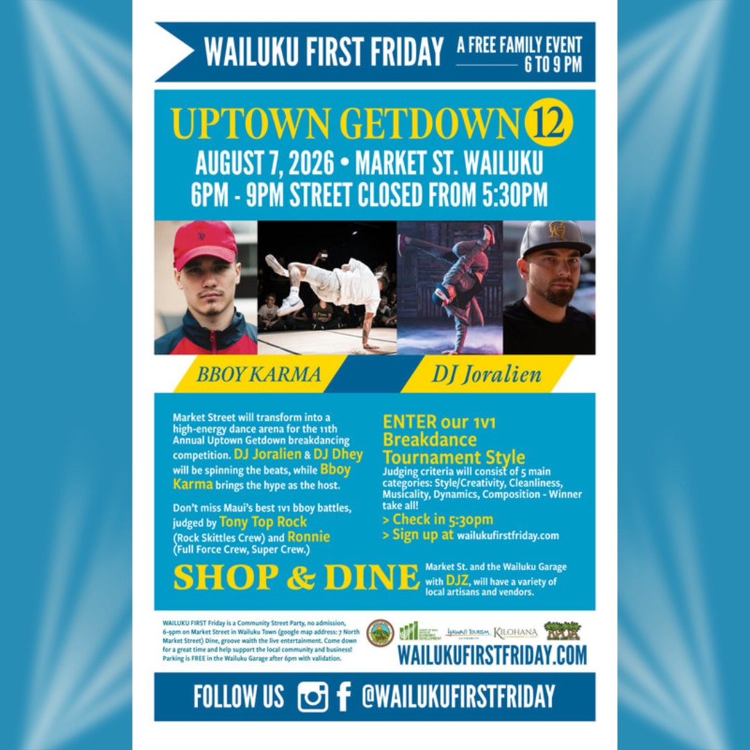 August Wailuku First Friday